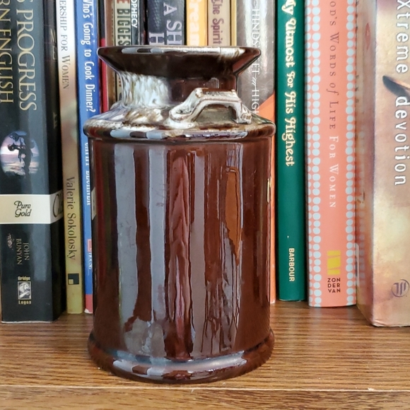 Vintage Money Coin Bank Ceramic Pottery BOHO Savings Decor Primitive Farmhouse - Picture 7 of 16